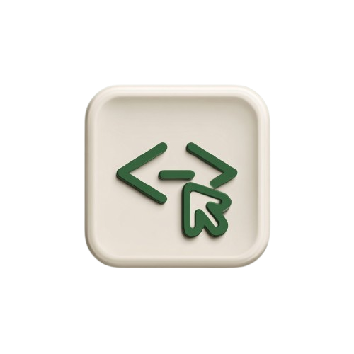Square beige plate with green arrow designs on a white background